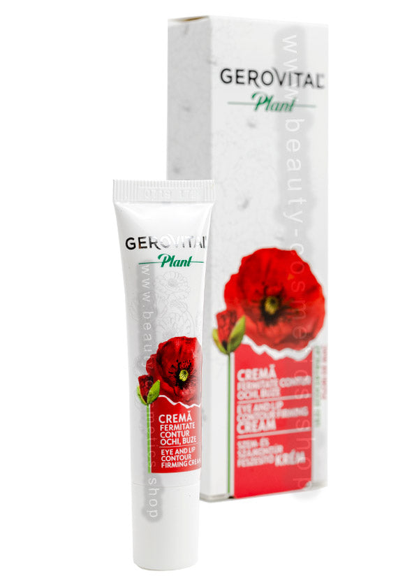 Eye and Lip Contour Firming Cream - Gerovital Plant - 15 ml