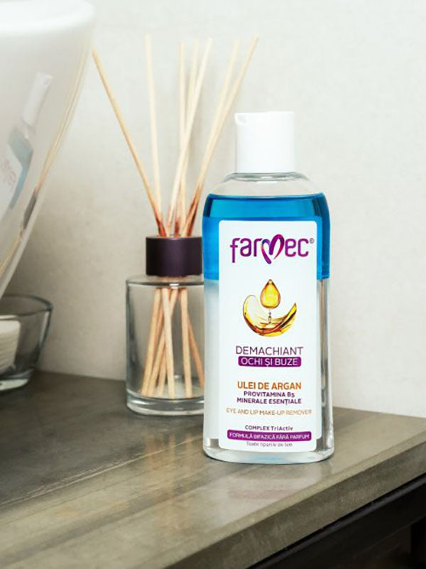 Eyes and Lips makeup remover with Argan - Farmec - 150 ml