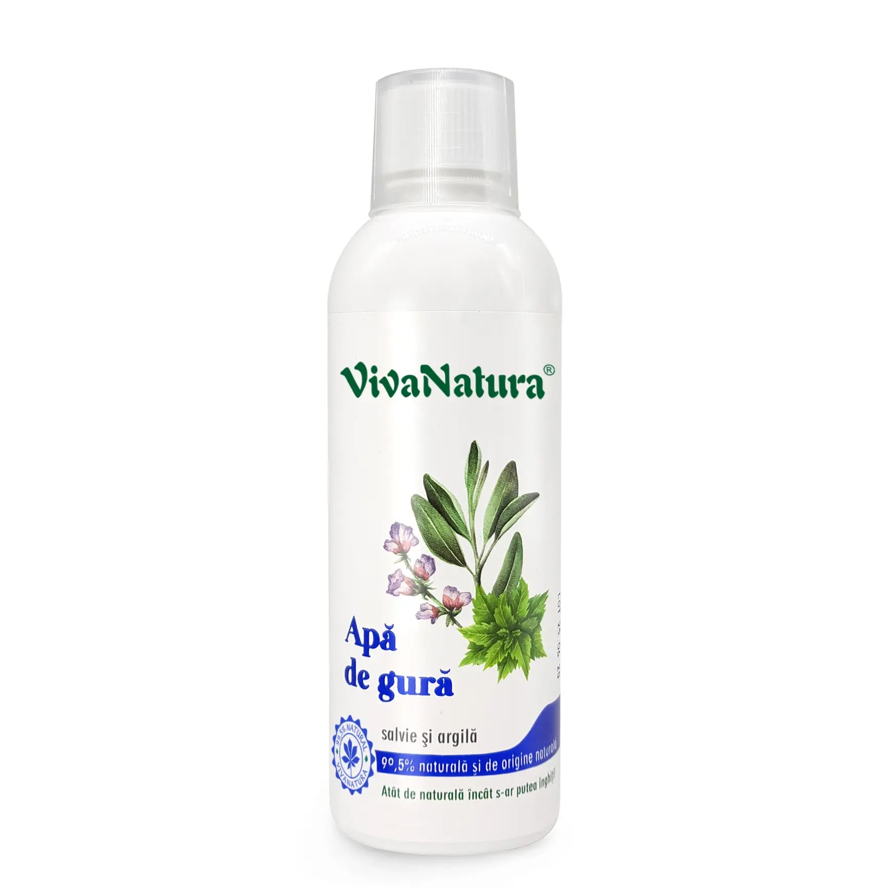 GennaDent Natural Mouthwash for Bad Breath & Gum Care – Vegan, Fluoride-Free and SLS-Free, 500 ml