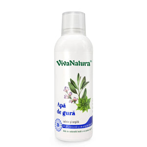 GennaDent Natural Mouthwash for Bad Breath & Gum Care – Vegan, Fluoride-Free and SLS-Free, 500 ml
