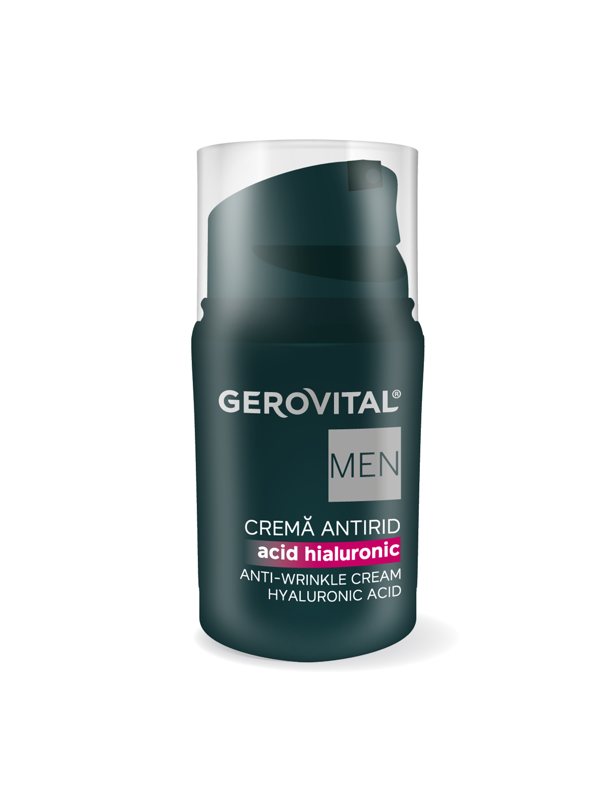 Gerovital Men Anti-Wrinkle Face Cream for Men with Hyaluronic Acid – Hydration, Energy, and Daily Care – 30 ml