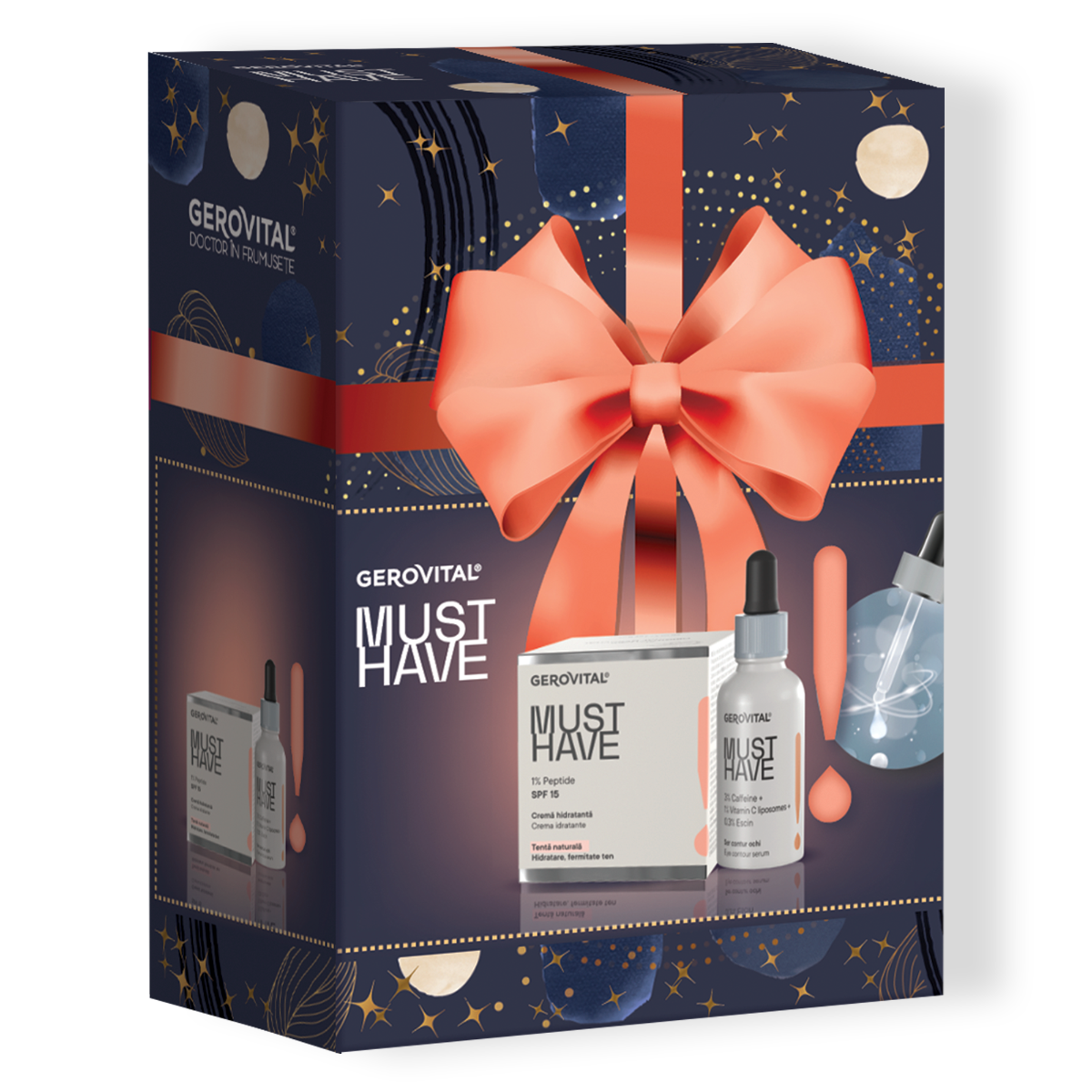 Gerovital Must Have Gift Set – Eye Serum & SPF Cream, 30 ml / 50 ml