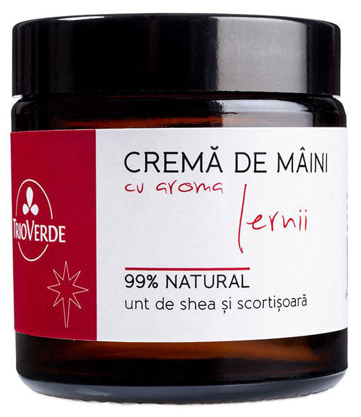 Hand cream with winter aroma, 99% natural with Oranges & Cinnamon - Trio Verde - 120 ml