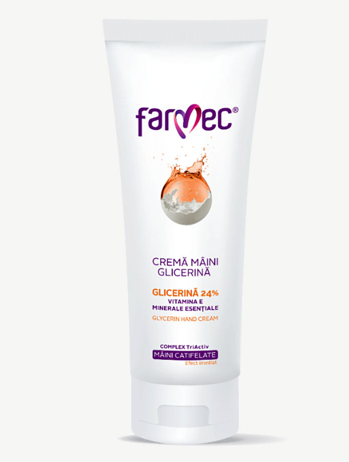 Hand cream with Glycerin and Vitamin E - Farmec - 150ml