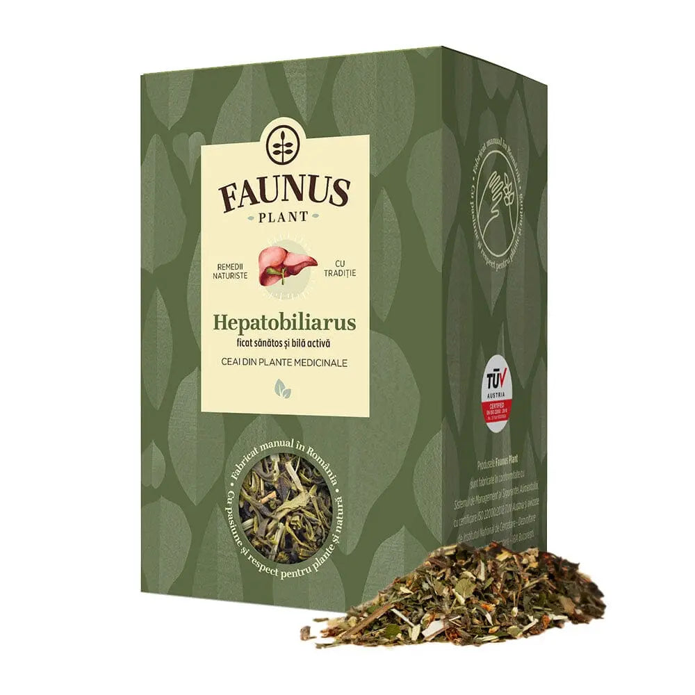 Hepatobiliarus Herbal Tea, Liver Wellness for 12-day cleanse, Faunus Plant, 90 g