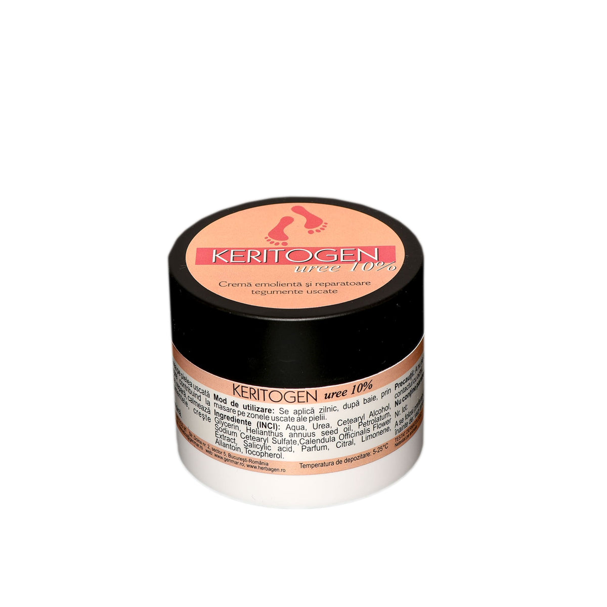 Herbagen Keritogen 10% Urea Moisture Cream, 50 g