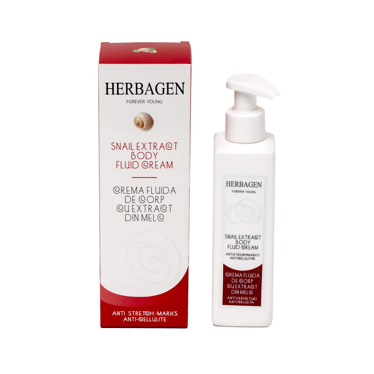 Herbagen Snail Extract Silky Body Milk, 200 g