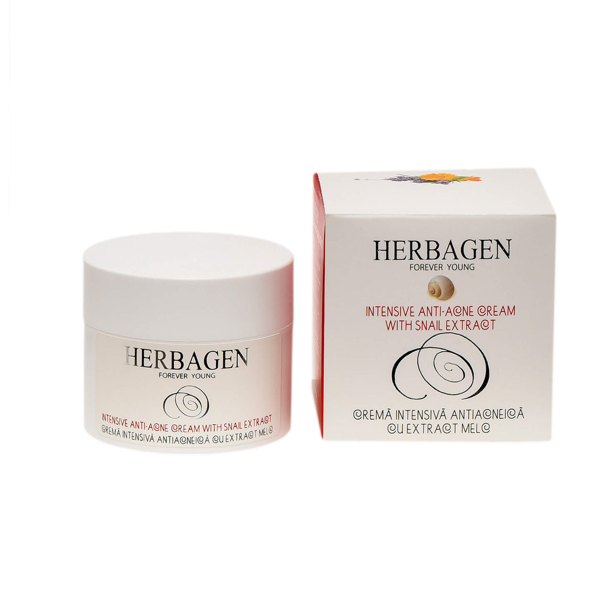Herbagen Snail Extract Intensive Blemish Care Cream, 50 g