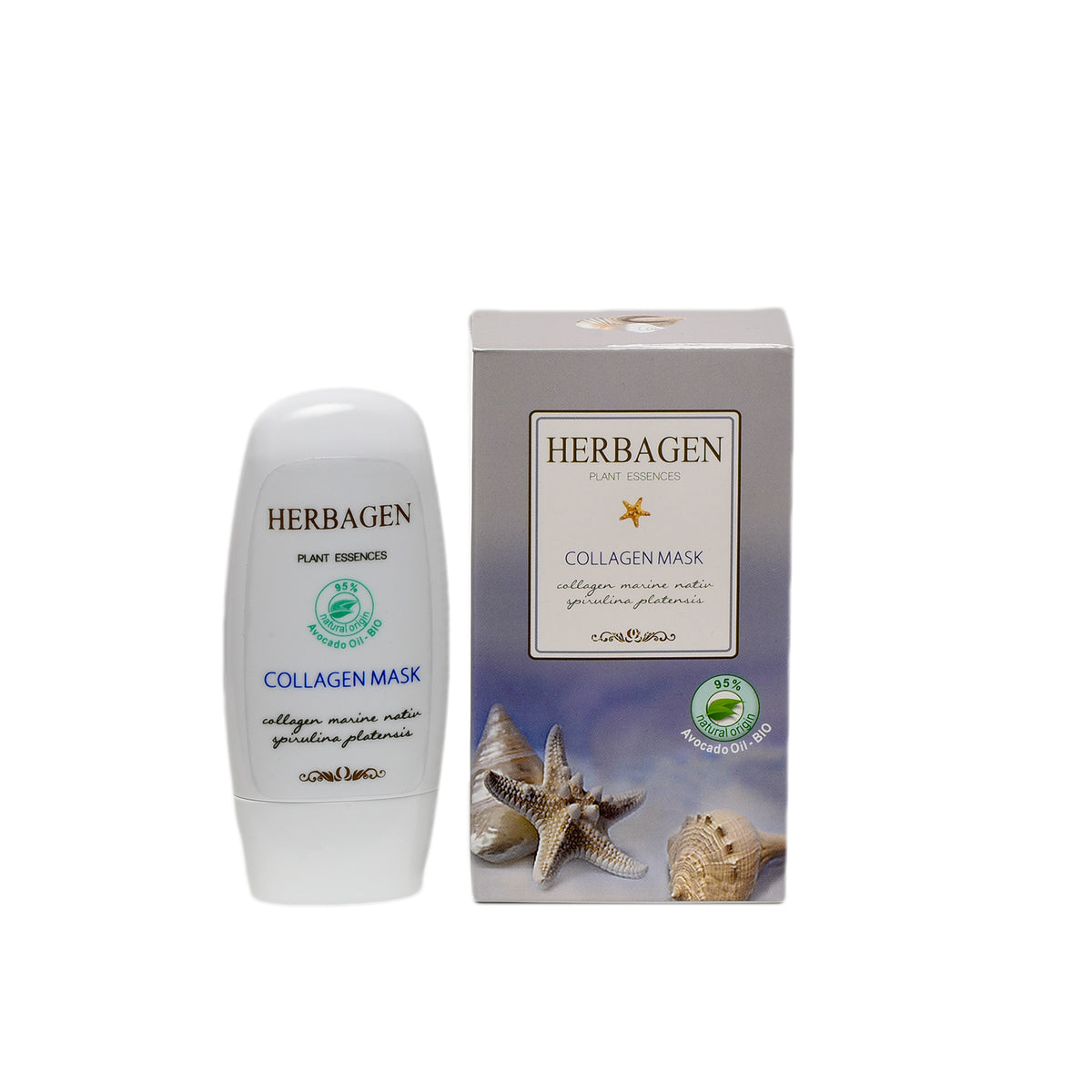 Herbagen Collagen & Spirulina Comfort Face Mask, 50 g
