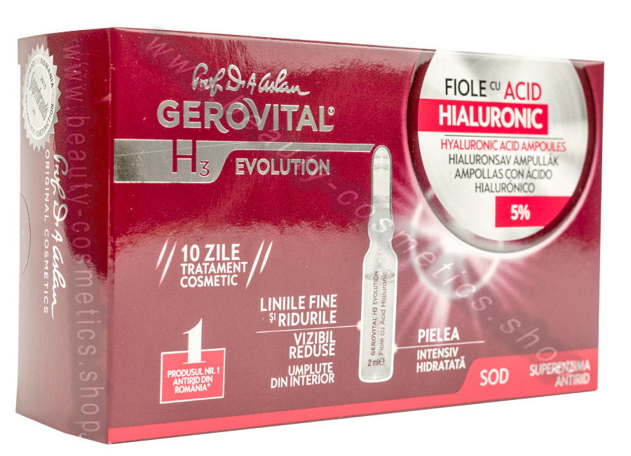 GEROVITAL H3 EVOLUTION シリーズ 2点セット ジェロビタールH3エボリューションのヒアルロン酸アンプル5