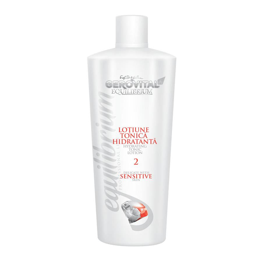 Hydrating Tonic Lotion for Dry & Sensitive skin types - Gerovital H3 Equilibrium - 500 ml