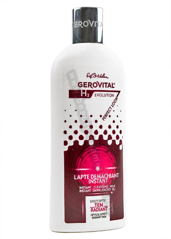 Lapte demachiant instant - Gerovital H3 Perfect Look - 200 ml