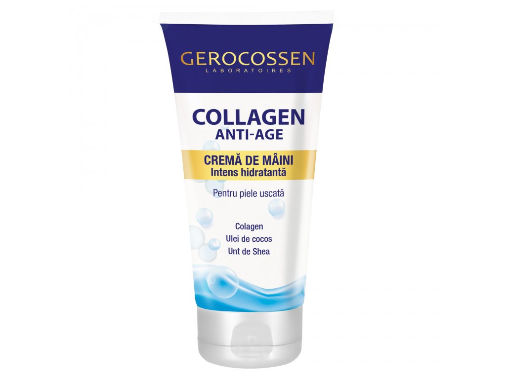 Cremă de mâini intens hidratantă - Colagen Anti-Îmbătrânire - Gerocossen - 75 ml