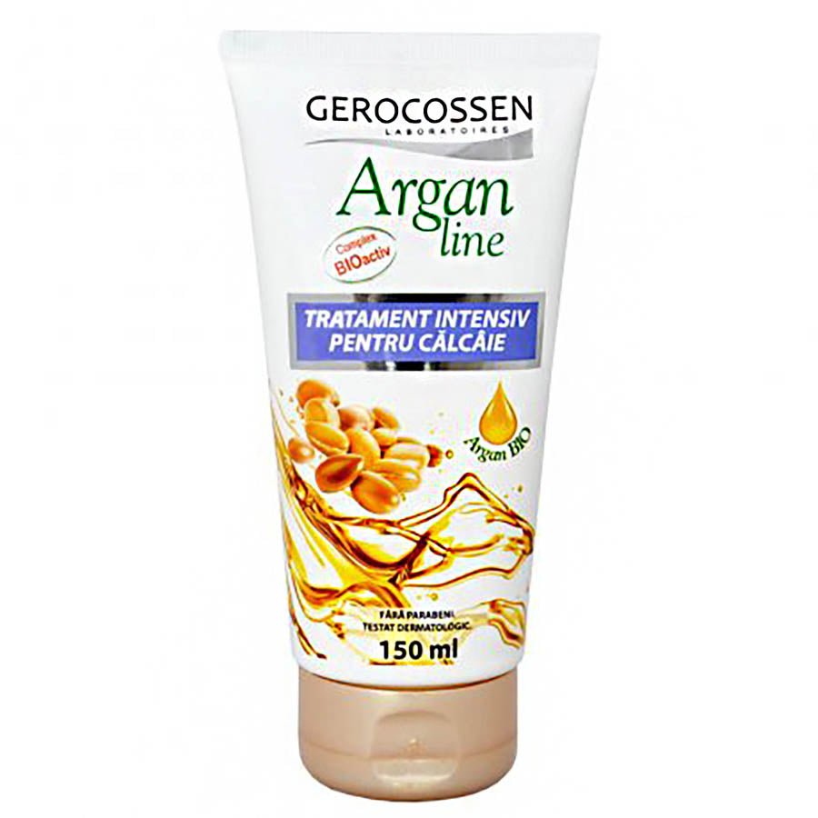 Intensive heel treatment with argan oil and urea 10%, Argan Line, Gerocossen, 150 ml