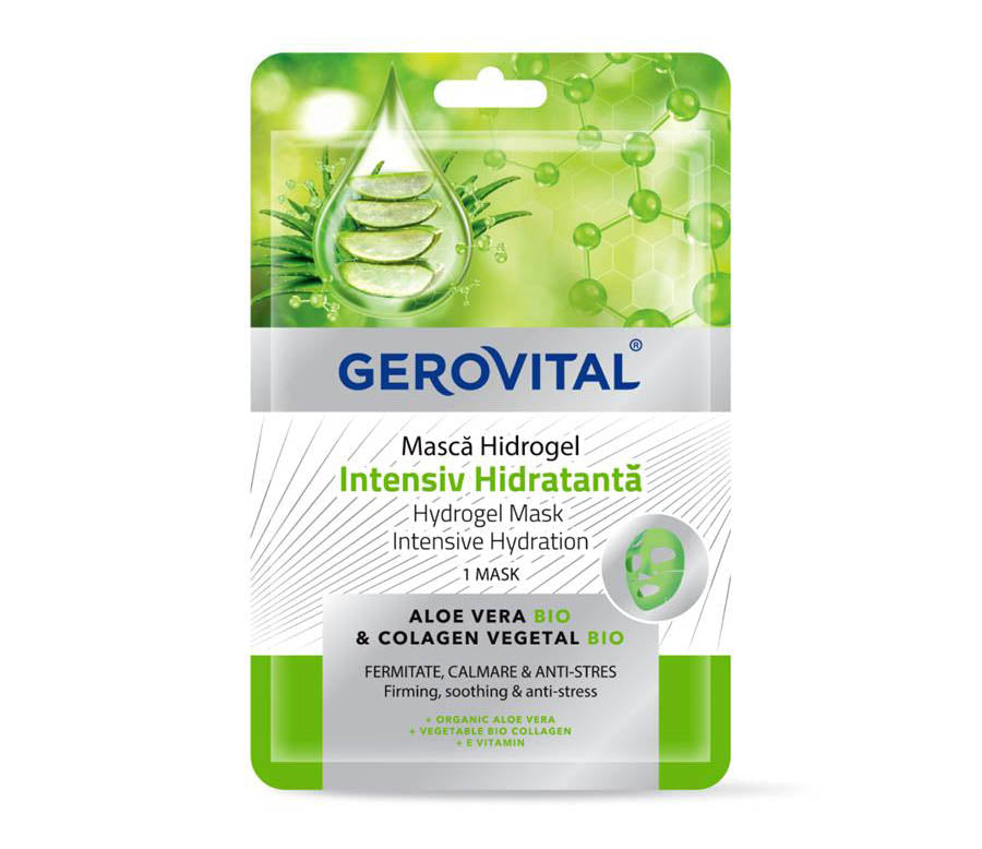 Mască hidrogel intensiv hidratantă - Măști faciale Gerovital