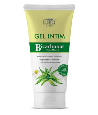 Intimate gel with baking soda, aloe and chamomile - Ceta Sibiu - 200 ml