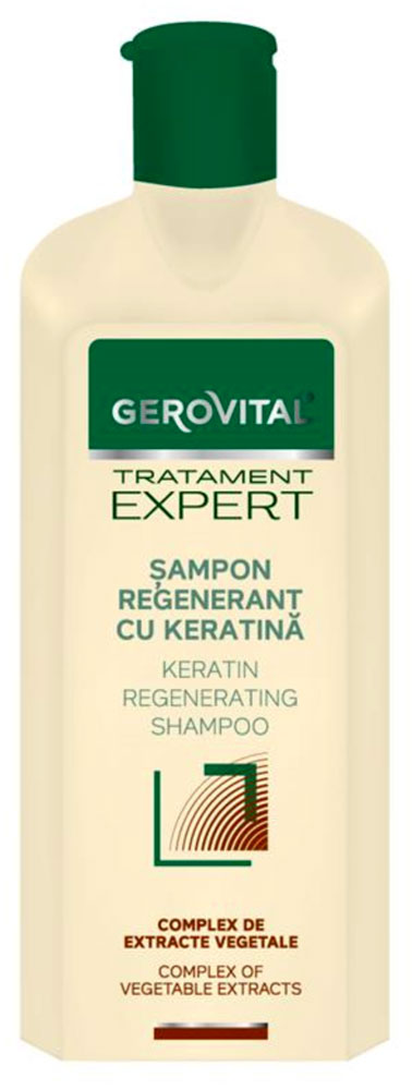 Keratin Regenerating Shampoo - Gerovital Tratament Expert - 250 ml