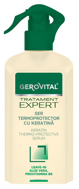 Keratin Thermo-protective serum - Gerovital Tratament Expert - 150 ml