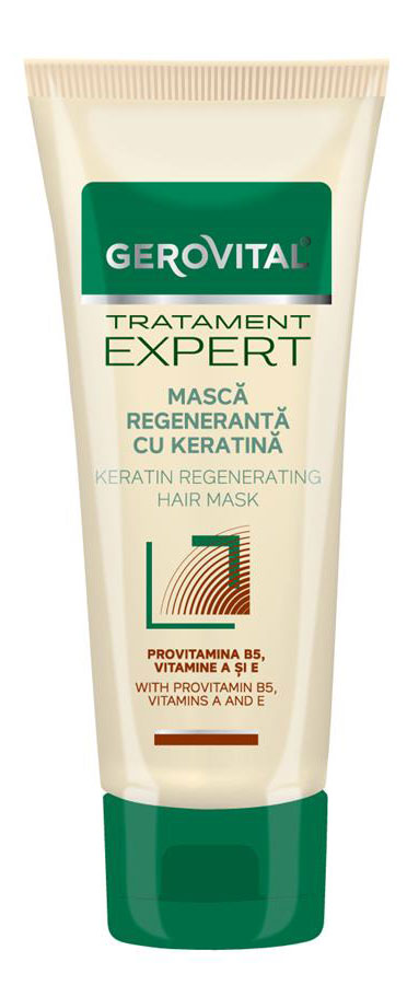 Keratin regenerating hair mask - Gerovital Tratament Expert - 150 ml