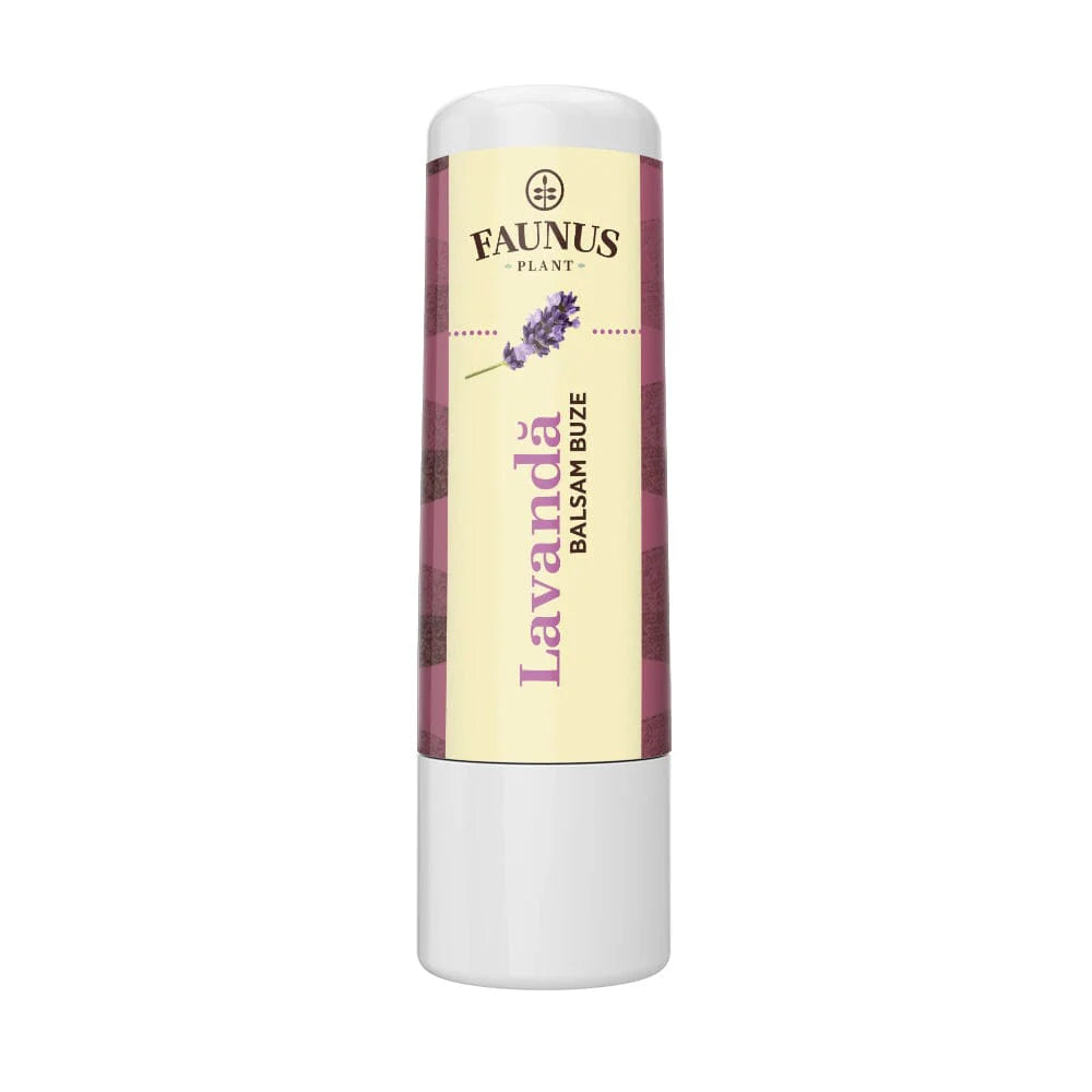Lavender Lip Balm - Protects, moisturizes and softens lips - Faunus Plant - 5ml