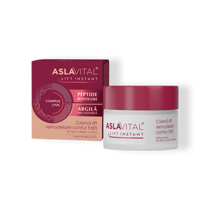 Aslavital Lift Instant cream jar and packaging on a white background