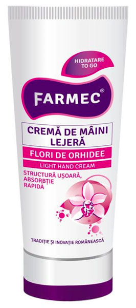 Cremă ușoară de mâini cu orhidee - Farmec - 100 ml