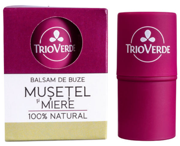 Lip Balm with Chamomile and Honey 100% Natural - Trio Verde - 5g