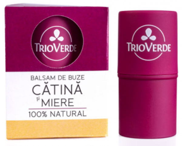 Lip Balm with SEA BUCKTHORN and HONEY - 100% Natural - Trio Verde 5g
