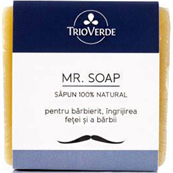 MR. Soap - Shaving soap for men 100% natural by Trio Verde -  110 gr