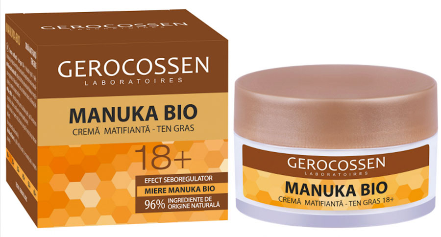 Matifying cream for oily skin, 18+, Manuka Bio - Gerocossen - 50 ml