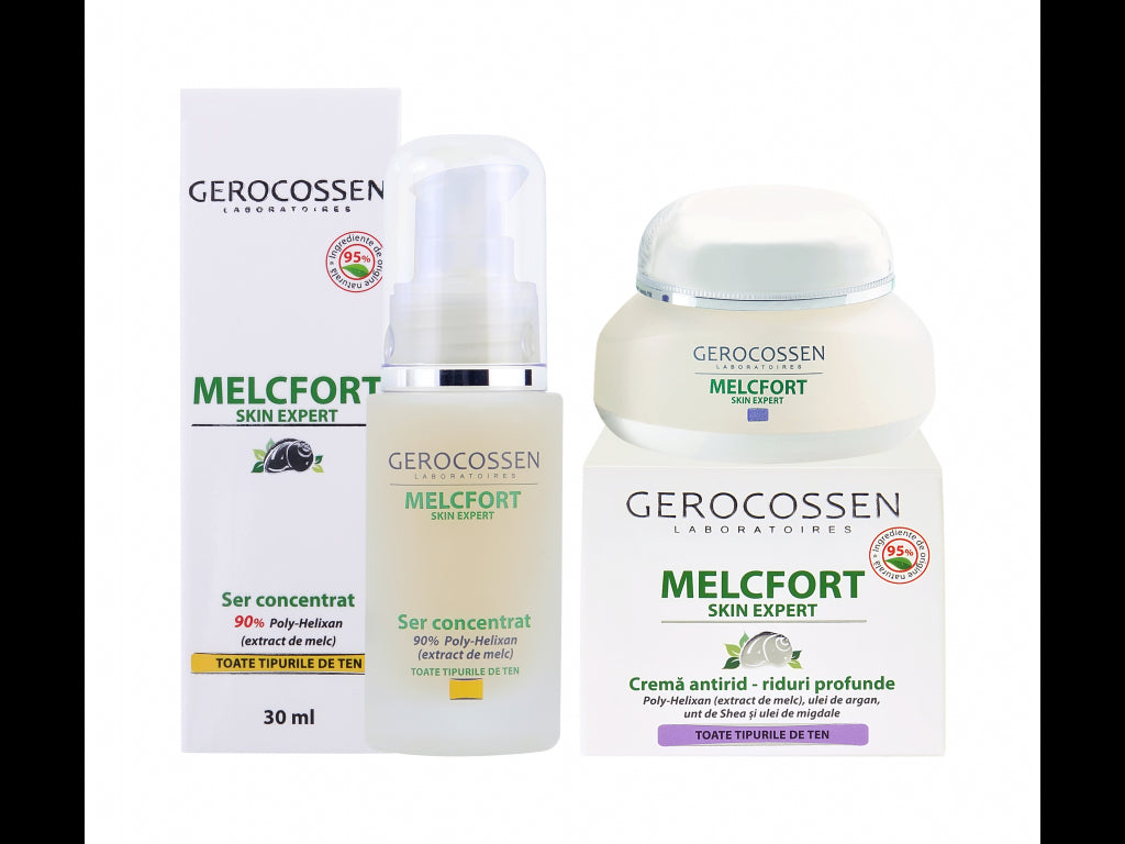 Melcfort pack: Anti-Aging Serum + Anti-wrinkle cream for deep wrinkles - Gerocossen - 35 ml | 30 ml