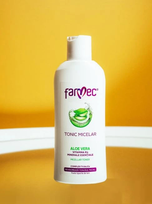 Micellar Toner with Aloe vera, Farmec, 150ml