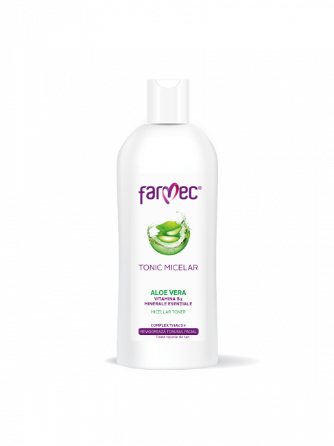 Micellar Toner with Aloe vera, Farmec, 150ml