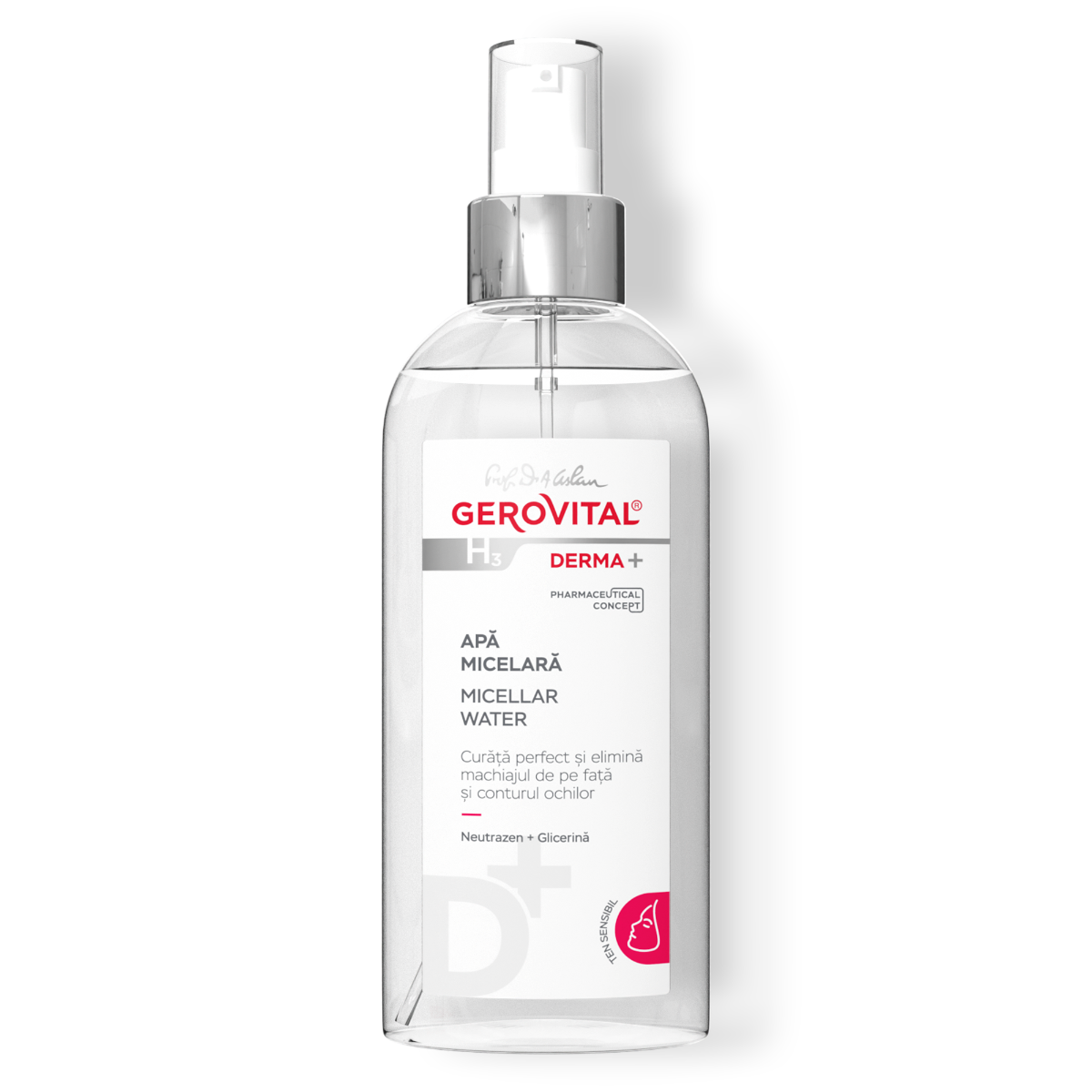 Micellar Water - Gerovital H3 Derma+ - 150 ml