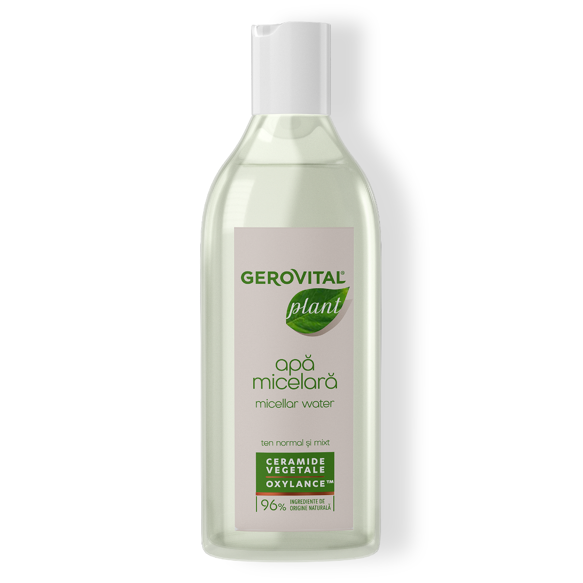 Micellar Water, Vegetable Ceramides + Oxylance™,  Gerovital Plant - 400 ml