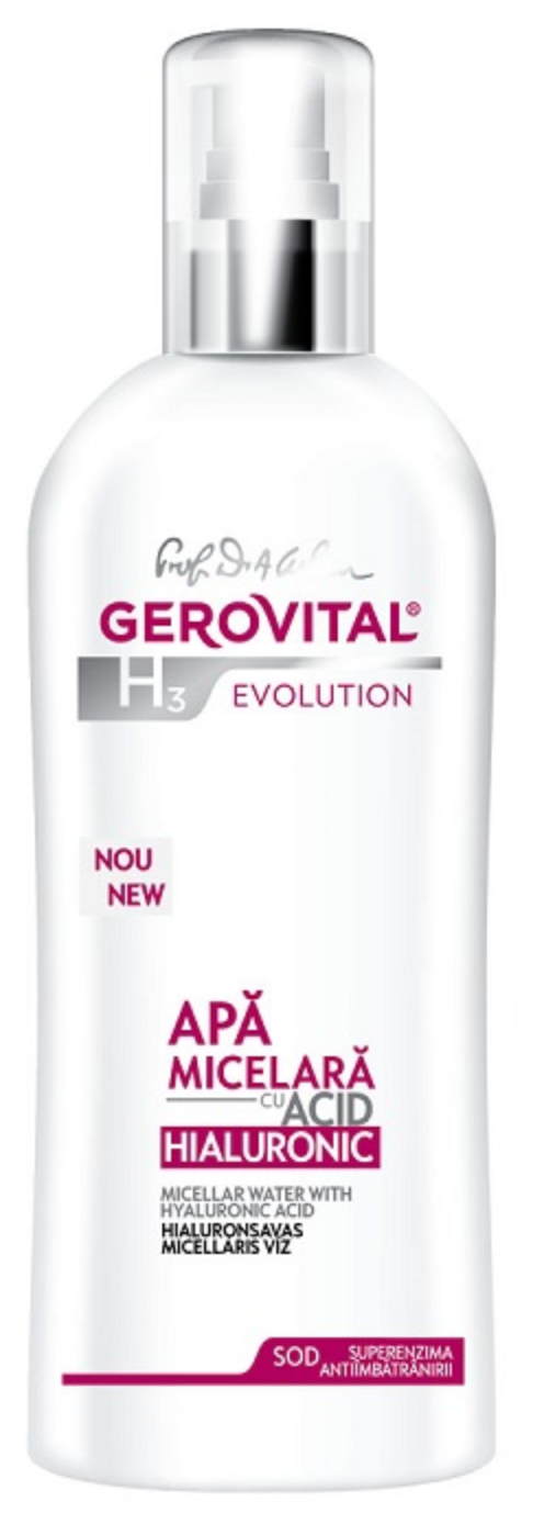 Micellar Water with Hyaluronic Acid - Gerovital H3 Evolution - 150 ml