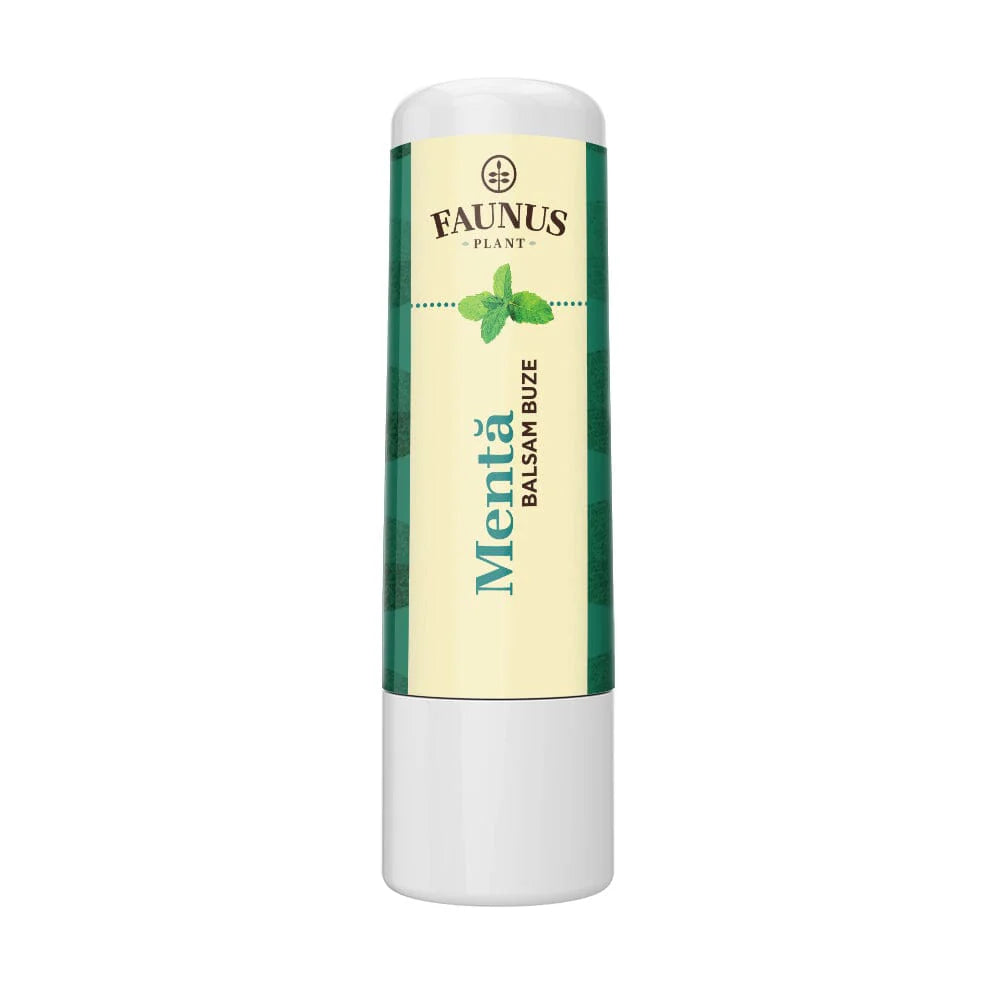 Mint Lip Balm, Protects, moisturizes and softens lips in a natural way - Faunus Plant - 5ml