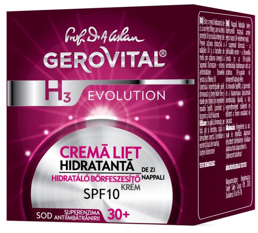 Moisturizing Lifting Cream Day SPF 10 Gerovital H3 Evolution