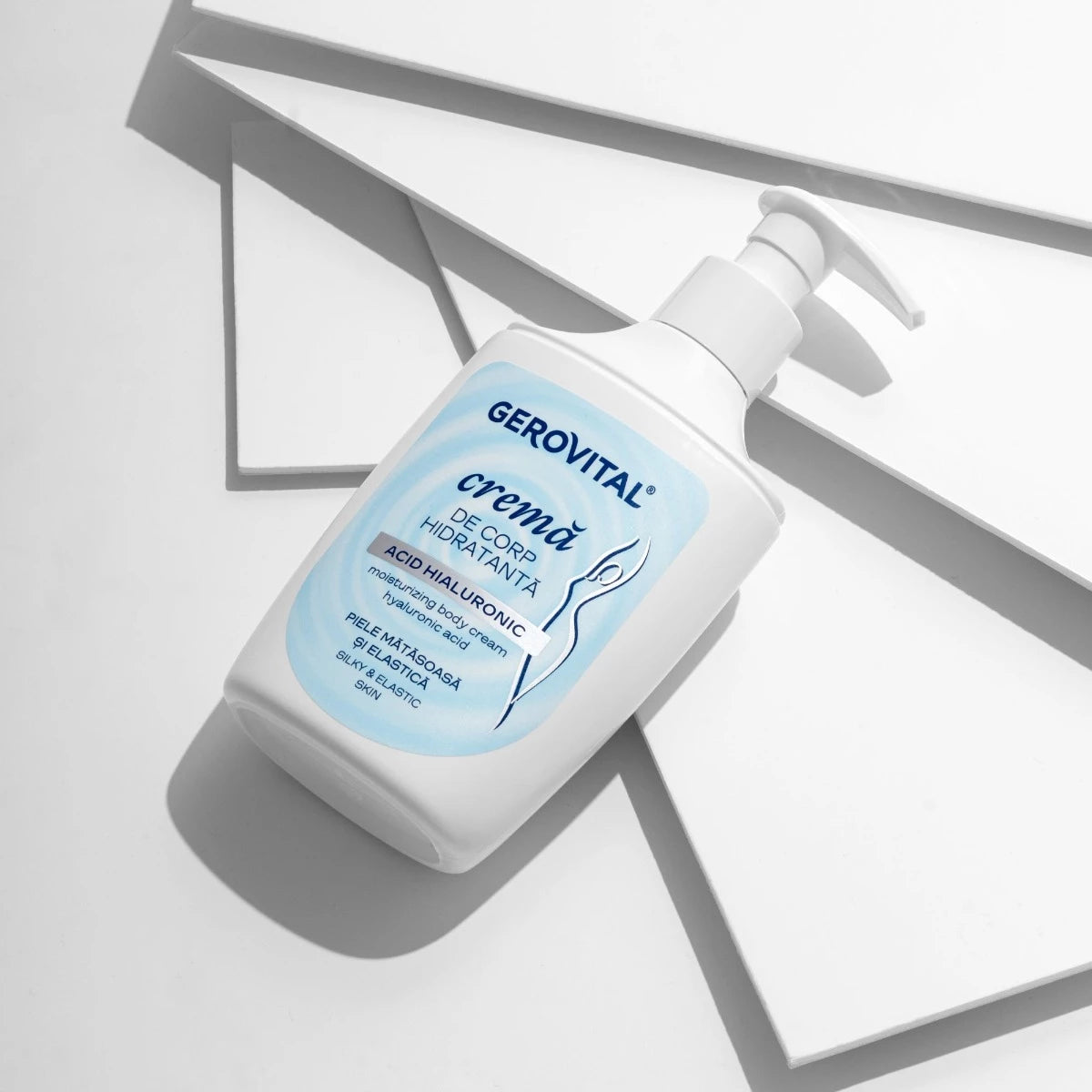 Moisturizing Body Cream with Hyaluronic Acid for silky & elastic skin, Gerovital, 300ml