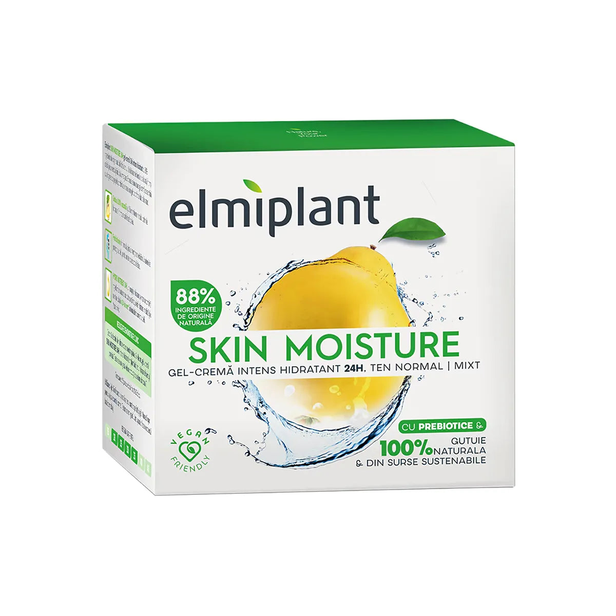 Gel-cremă hidratantă de zi, 25+ pentru ten normal/mixt, Hidratare pentru piele, Elmiplant, 50 ml