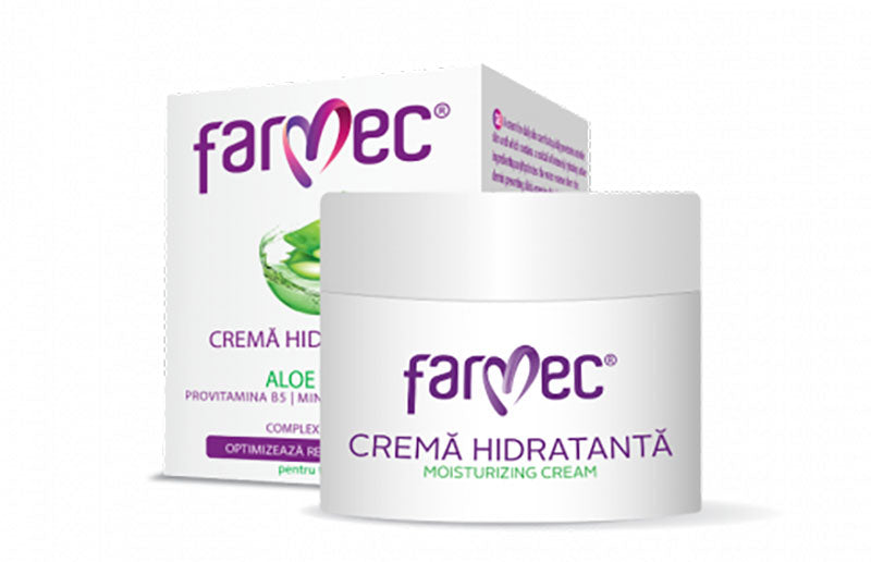 Cremă hidratantă cu Aloe Vera - Farmec - 50 ml