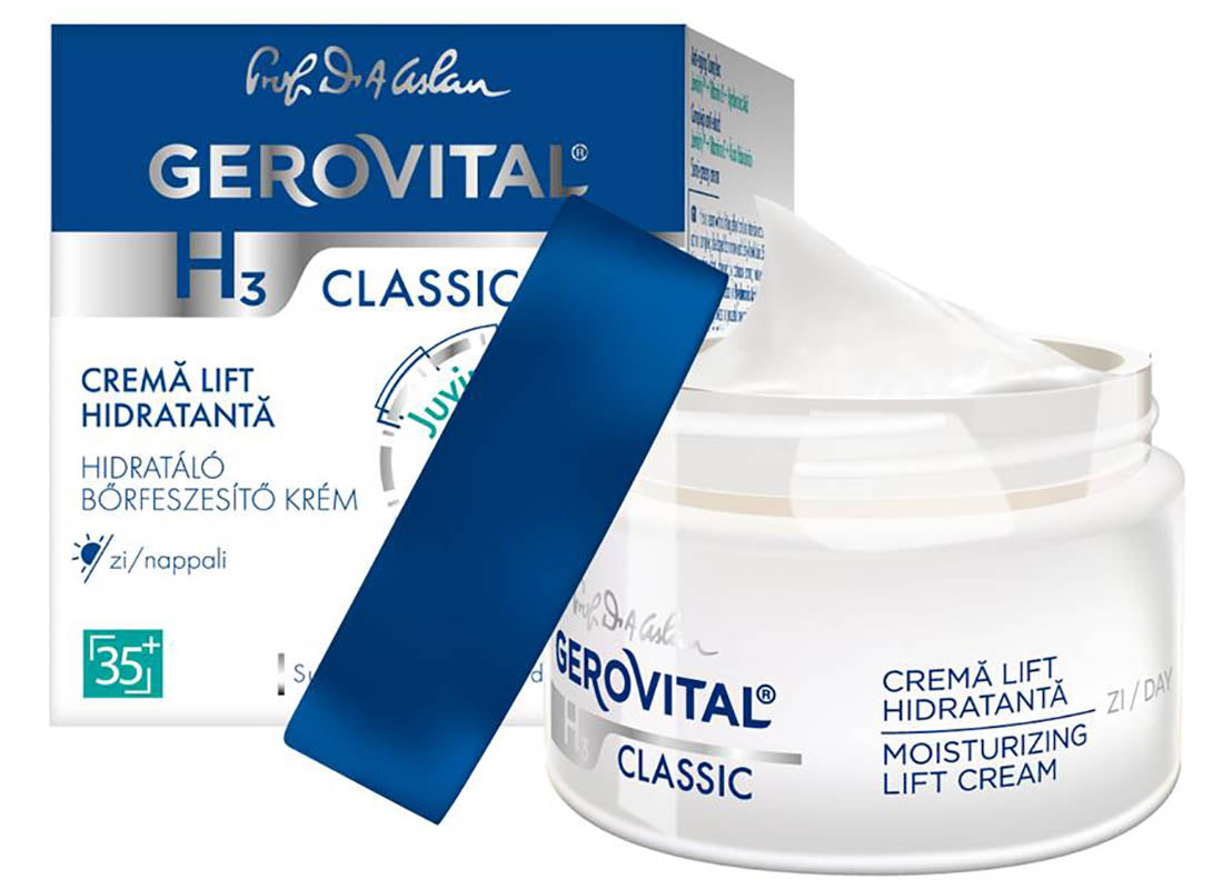 Moisturizing lift cream day care - Gerovital H3 Classic - 50 ml