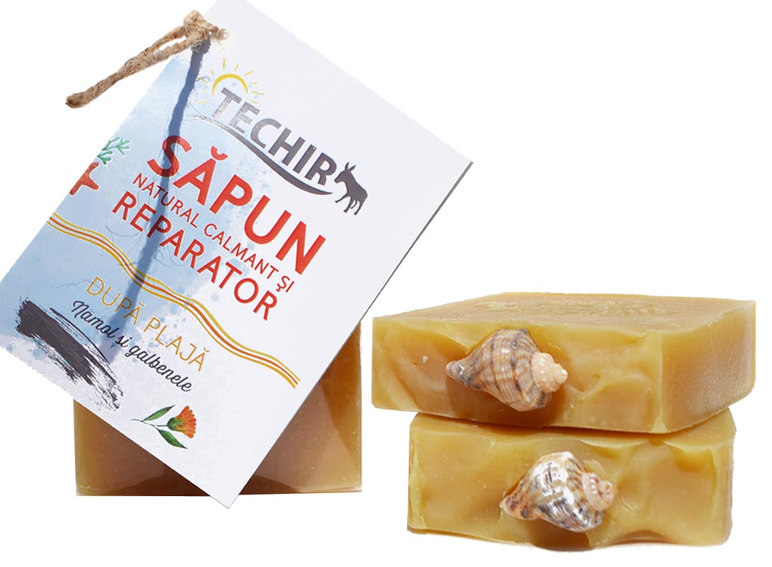 Natural, Calmant And Repairing Soap After The Beach - Techir - 120 g