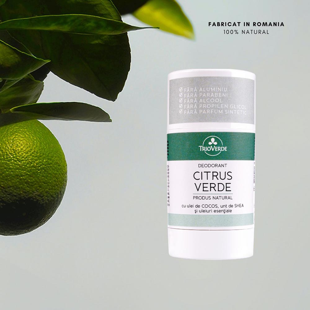 Natural Deodorant with Citrus Green - Trio Verde - 60 g