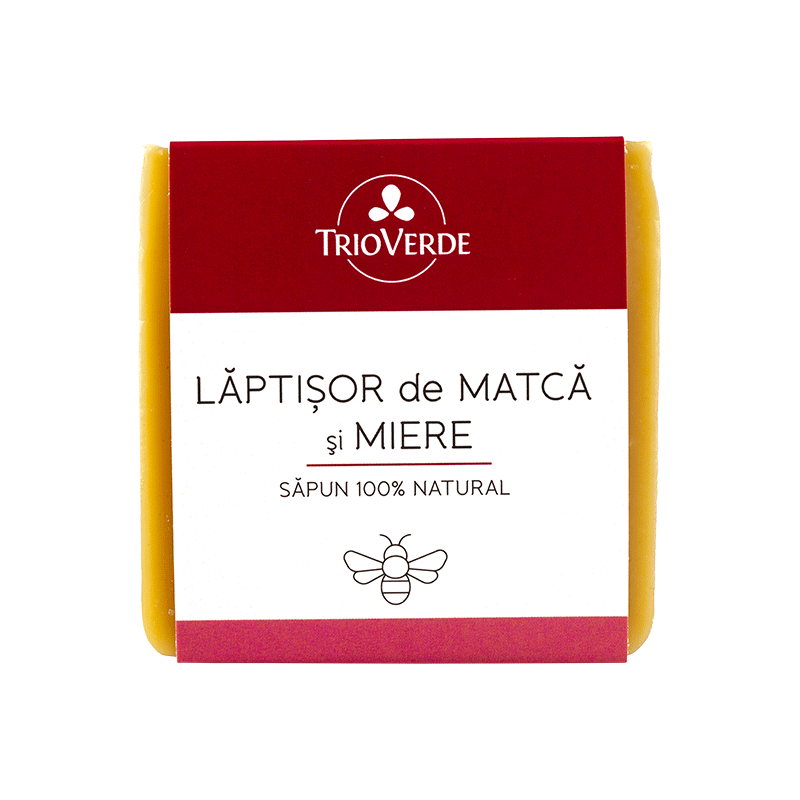 Natural Soap with Royal Jelly and Honey - Trio Verde - 110 g