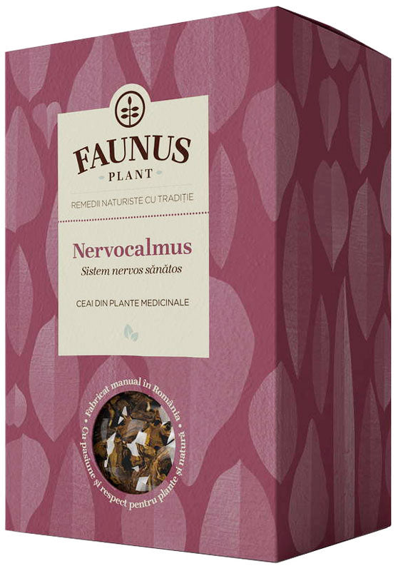 Nervocalmus Tea for Anxiety & Agitation, Healthy nervous system - Faunus Plant - 90g