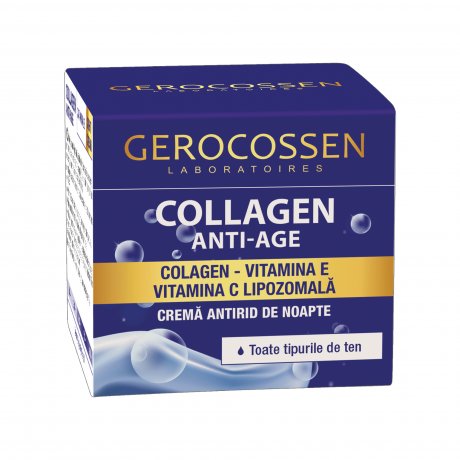 Cremă antirid de noapte - Colagen Anti-Îmbătrânire Gerocossen - 50 ml