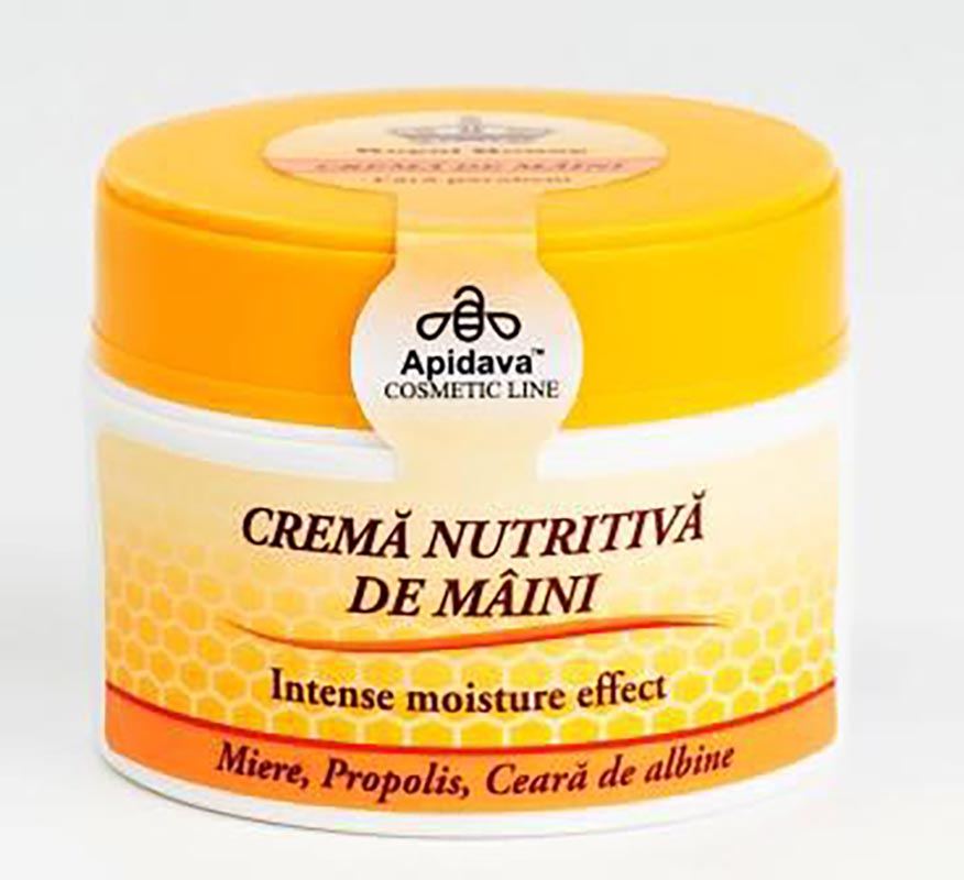 Nourishing hand cream with honey, propolis and beeswax - APIDAVA - 50ml