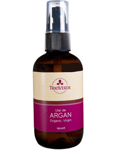 Organic, virgin Argan oil spray - anti-wrinkle, antioxidant, emollient, moisturizing, healing - Trio Verde - 100 ml