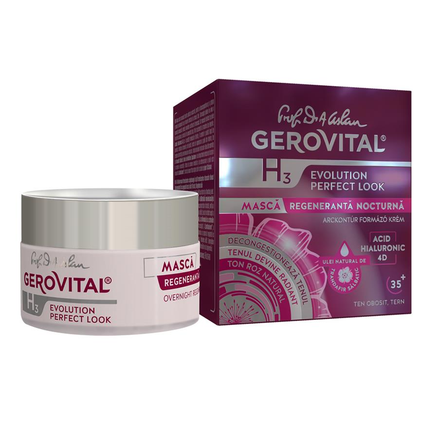 Overnight Regenerating Mask - Gerovital H3 Evolution Perfect Look - 50 ml